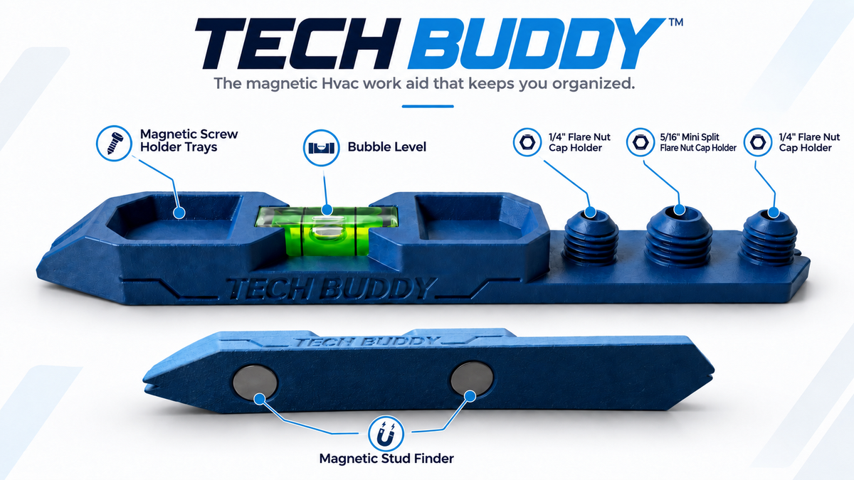 Tech Buddy™ – Magnetic HVAC Work Aid